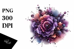 Colorful Purple Particles | Summer Clipart Product Image 1