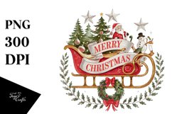 Merry Christmas Illustration PNG Product Image 5