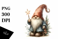 Vintage Gnome Clipart PNG Product Image 1