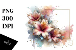 Glossy Golden Azalea PNG Product Image 1
