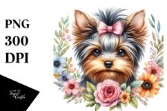 Sweet Yorkshire Terrier Clipart Product Image 1