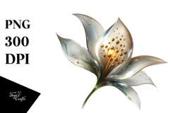 Abstract Snowdrop PNG Product Image 1
