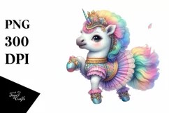Baby Unicorn Galliard Dancer PNG Product Image 3