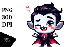 Ridiculously Cute Vampire PNG Product Image 1