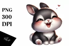 Bunny Flower, Clipart |T-shirt, Mug PNG Product Image 8