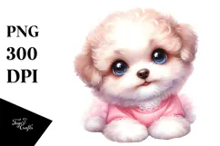 Happy Baby Bichpoo PNG Product Image 1