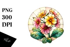 Stained Primrose Watercolor Splash | Sublimation | Clipart Product Image 3