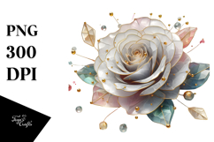 3D Rose Splash PNG Product Image 1