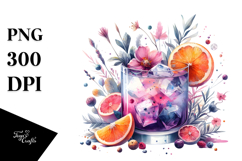 Creative Cocktail from Back PNG Product Image 1