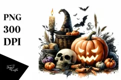 Simple Halloween Pumpkin, Transparent PNG Product Image 3