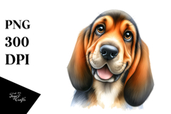Cute Bloodhound PNG Product Image 1