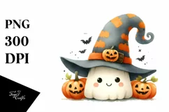 Cute Halloween Hat, High-Res PNG Product Image 1