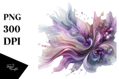 Abstract Lavender ,High-Res PNG Product Image 1