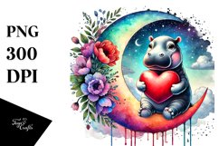 Cow with Heart, PNG Product Image 1