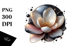 Abstract Magnolia PNG Product Image 1