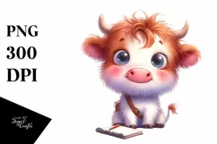 Expressive Highland Cow, Transparent PNG Product Image 3