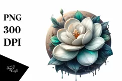 Gardenia Wood Watercolor Splash Product Image 3