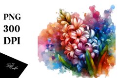Vibrant Stained Hyacinth PNG Product Image 3
