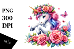 Whimsical Dancing Unicorn PNG Product Image 1