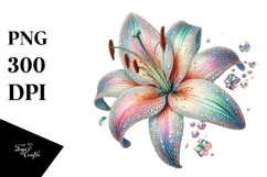 Detailed Lily Diamonds,High-Res PNG Product Image 1