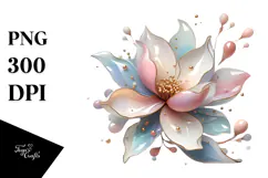 Pastel -like Magnolia, Sublimation PNG Product Image 1