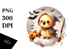 dressed for Halloween Baby Parrot PNG Product Image 1
