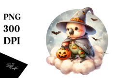 dressed for Halloween Baby Parrot PNG Product Image 1