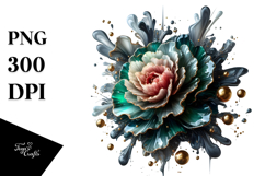 Abstract y Carnation PNG Product Image 1