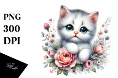 a cute baby cat, High-Res PNG Product Image 3