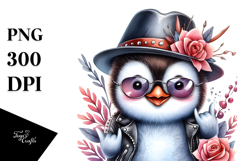 Rocking Penguin, High-Resolution PNG Product Image 1