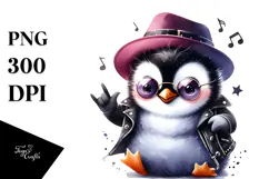 Rocking Penguin, High-Resolution PNG Product Image 1