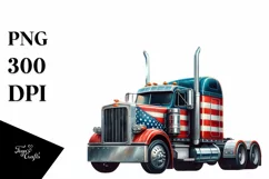 Joyful Fireworks with USA Flag | Sublimation Clipart Product Image 3