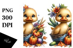 Colorful Baby Duck | Watercolor | Basket Product Image 3