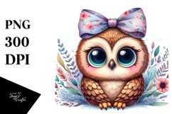 Owl Sitting Bow Funny Haircut Product Image 3
