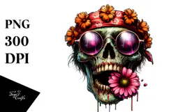 Funny Sunglasses Demon, Artistic PNG Product Image 1