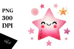 Simple Pinkish Star PNG Product Image 1
