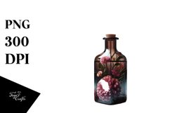 Abstract Bottle Zinnia Clipart Product Image 3