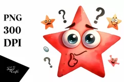 Expressive Star Caricature, Transparent PNG Product Image 1