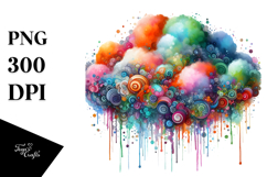 Whimsical Vibrant Cloud Product Image 1