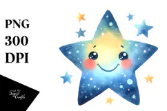 Smiling Star, Transparent PNG Product Image 1