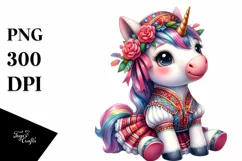 Colorful Baby in Folk Dancer Costume Product Image 1