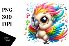 Crazy Baby Cockatoo Cartoon Clipart Product Image 3