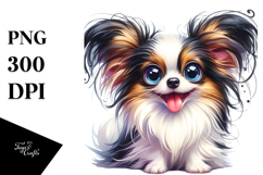 Cute Funny Papillon Smiling Product Image 1