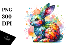 Colorful Bunny Made of PNG Product Image 1