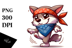Silly Bandana Dancing, Vector Clipart Product Image 1