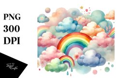 Simple Washed Cloud PNG Product Image 1