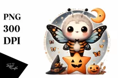 dressed for Halloween Baby Butterfly PNG Product Image 1