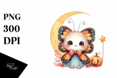 dressed for Halloween Baby Butterfly PNG Product Image 3