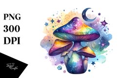 Colorful Celestial Watercolor Clipart Product Image 1