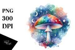 Colorful Celestial Watercolor Clipart Product Image 1